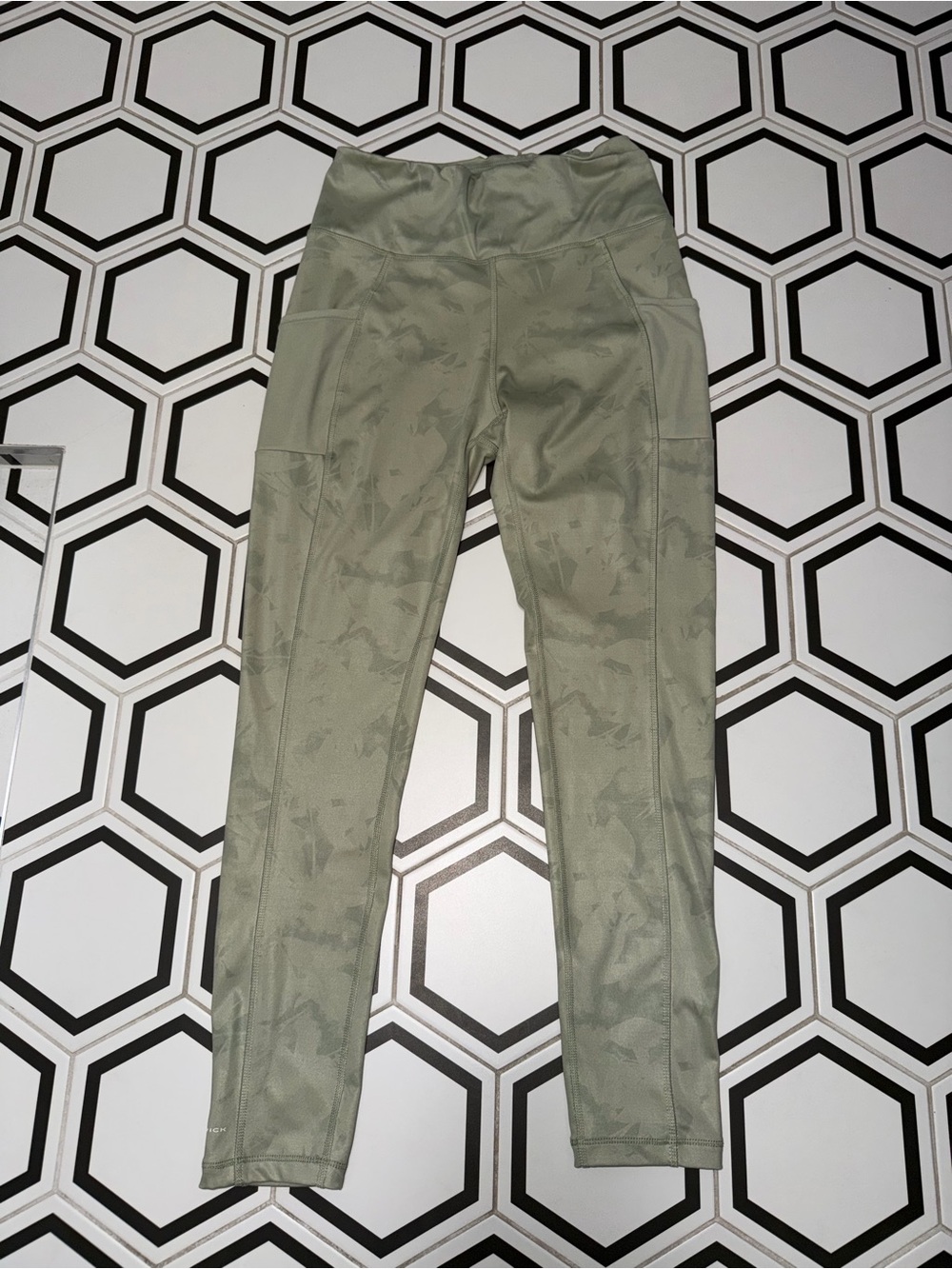Columbia Olive Green High-Waist Leggings